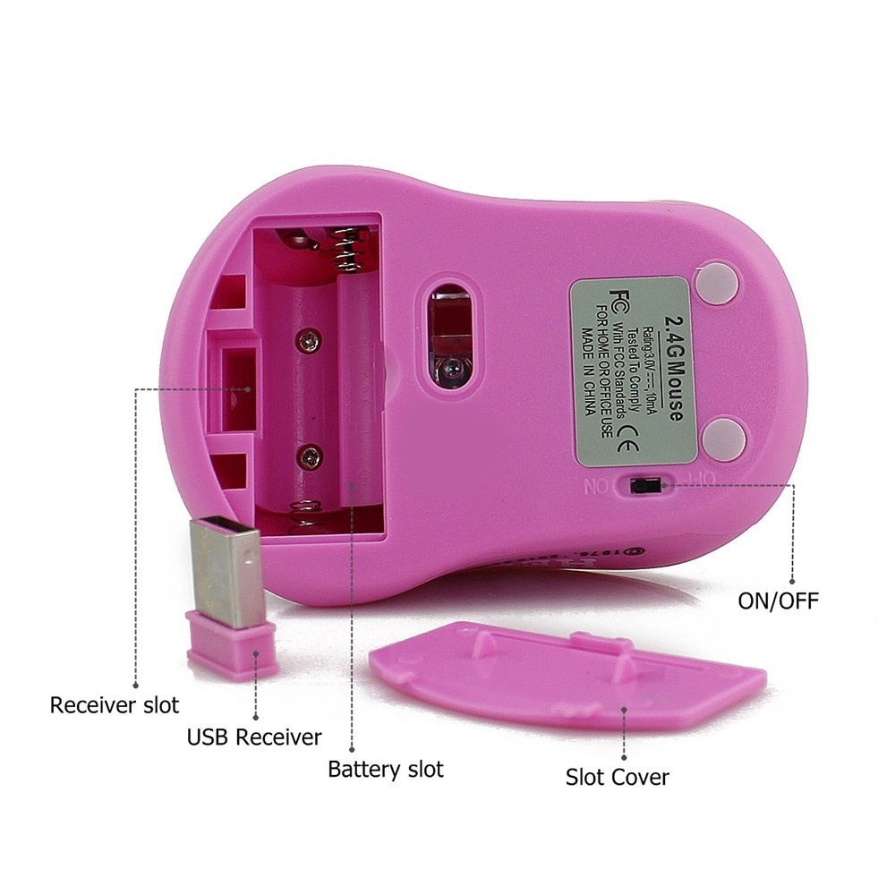 Bộ Chuột không dây 2.4GHz Hello Kitty