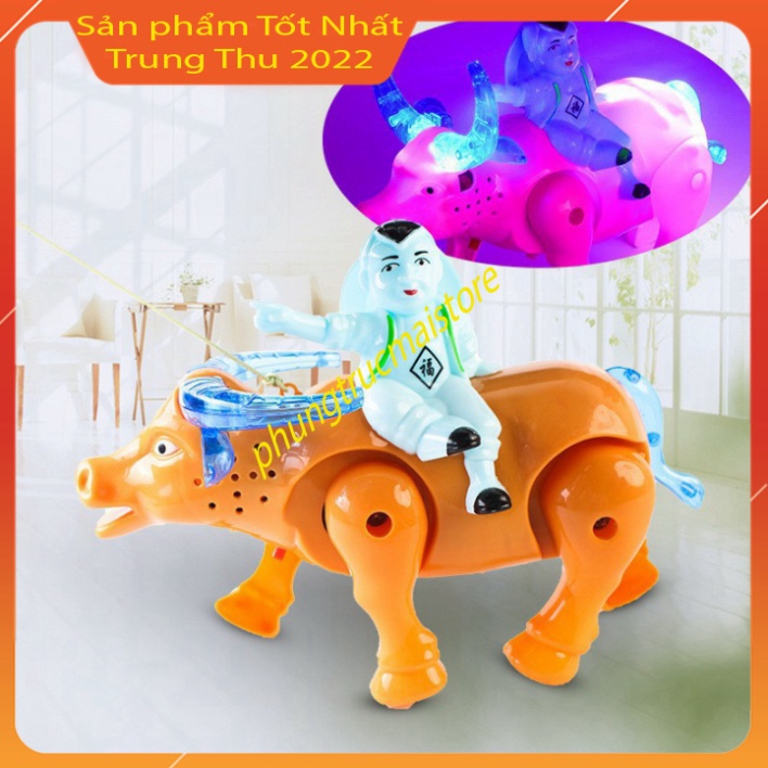 [ĐỒ CHƠI] CON TRÂU CHẠY PIN CHO BÉ ( ĐÃ KÈM PIN, NHẠC ) - [ SHOP CAM KẾT ĐÚNG SP ]
