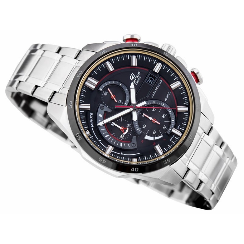 Đồng hồ nam điện tử đeo tay chống nước thời trang , CA$IO EDIFICE EQS600 -1AV size 44mm fullbox