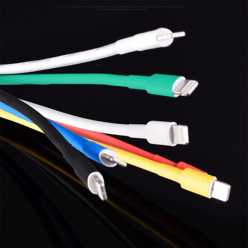 Ống Bảo Vệ Dây Cáp Sạc USB 100cm Có Thể Thu Gọn Màu Sắc Ngẫu Nhiên Cho Máy Tính/TV/Văn Phòng