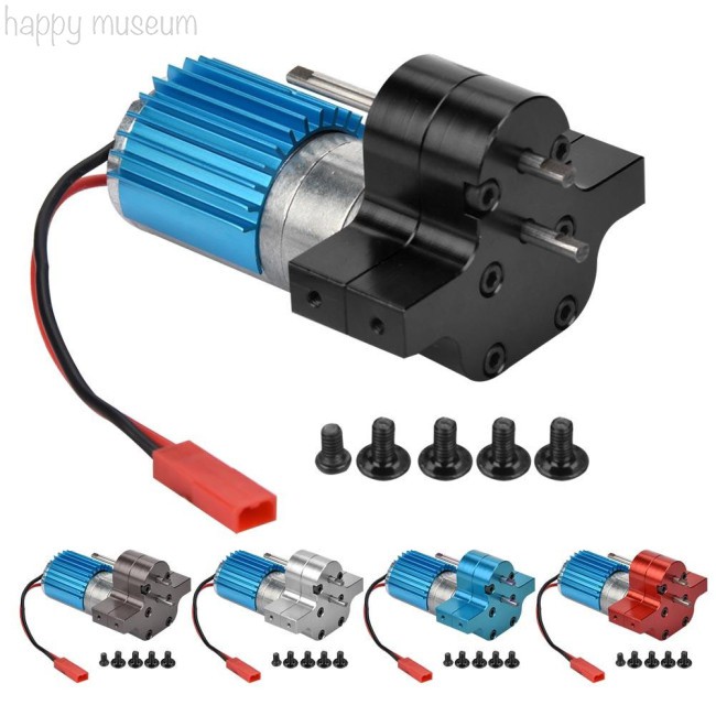 Bộ phụ kiện dành cho xe điều khiển HengLong WPL B-1 B-14 B-24 B24 C14 C-14 1/16 gồm Động cơ + Hộp số + Ổ kim loại