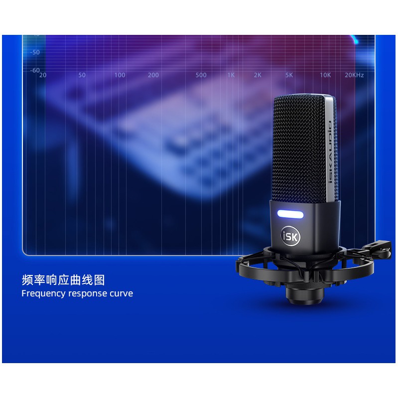 Micro Thu Âm Hát Karaoke Livestream Cao Cấp iSK iKG1000