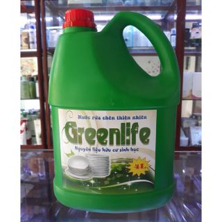 Nước rửa chén sinh học Greenlife - 4L
