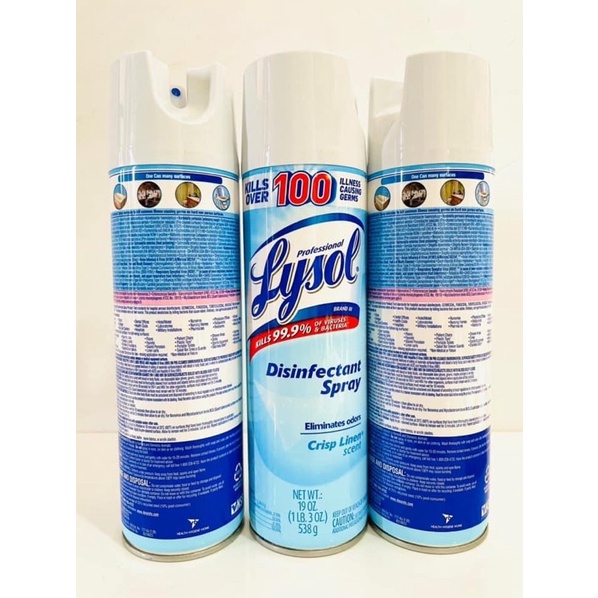 Xịt phòng diệt khuẩn Lysol Disinfectant Spray 538g của Mỹ