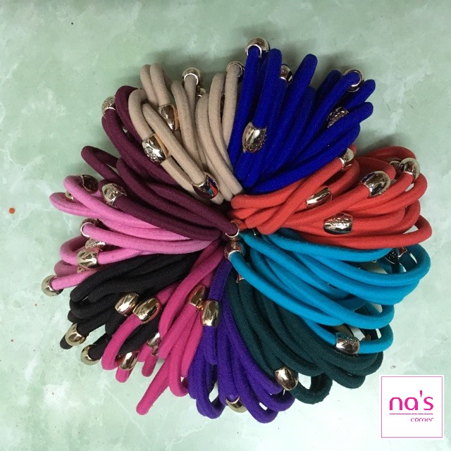 Sỉ thun cột tóc dày trơn Hàn Quốc mềm mịn 100 sợi