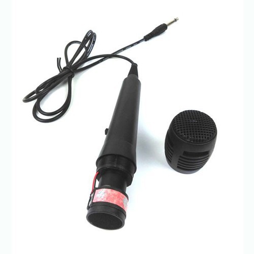 Micro hát karaoke thay thế cho loa kẹo kéo, micro dây - 626