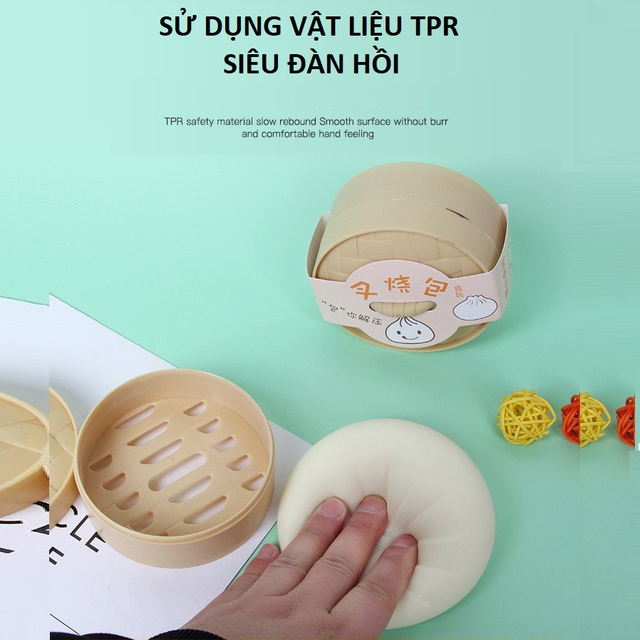 Đồ chơi squishy hình bánh bao giải trí người lớn giảm stress trong phòng chính hãng giá rẻ cao cấp MAXSTAR ✅ có sỉ