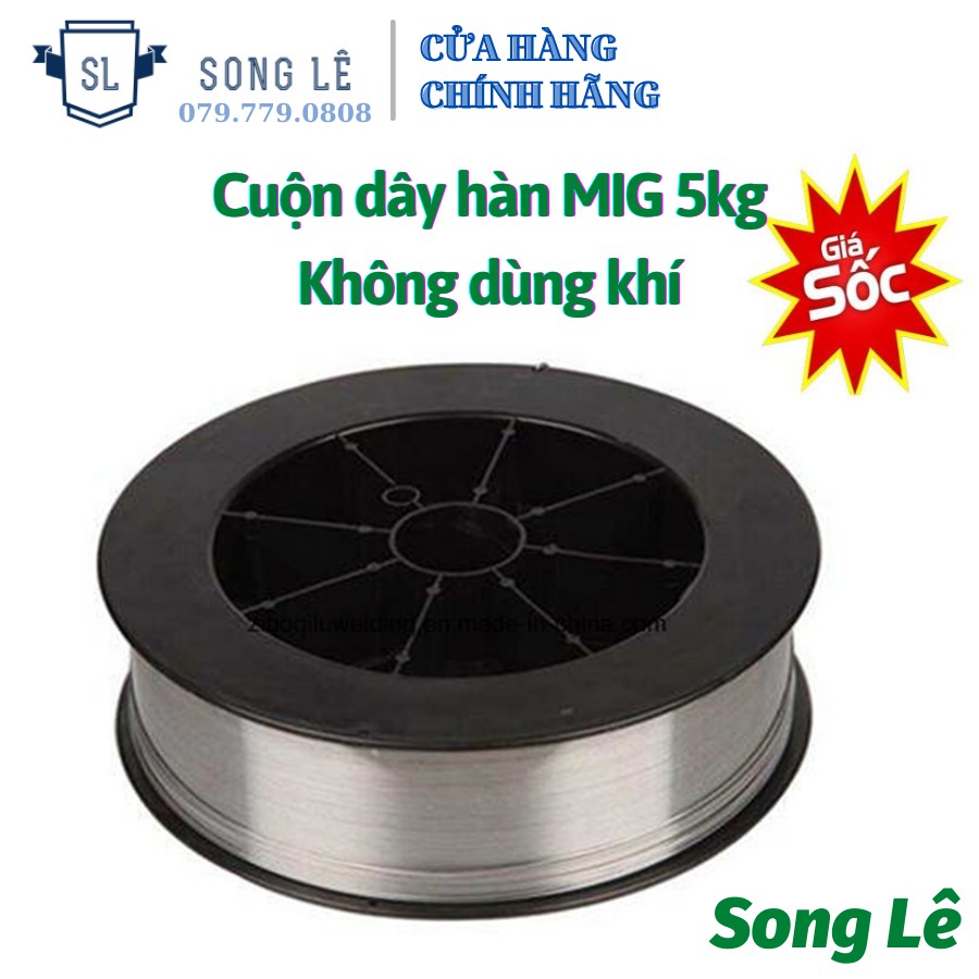 Cuộn Dây Hàn Mig 5kg - Không Dùng Khí - Jadon - WELDCOM - Phụ KIện hàn