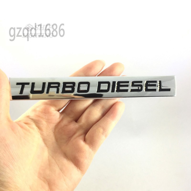 Logo Kim Loại Chữ Turbo Dành Cho Trang Trí Xe Hơi