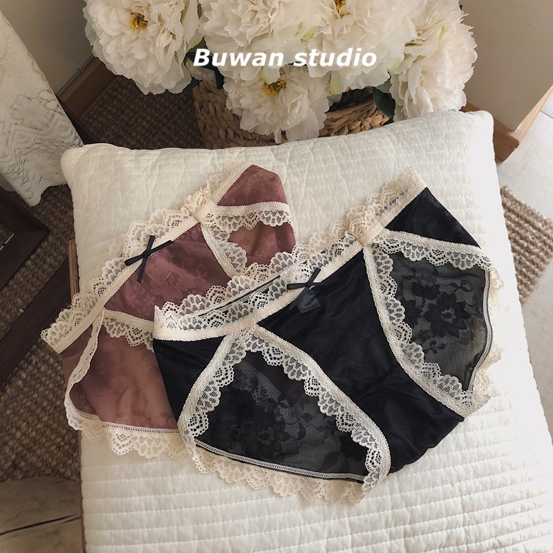 Quần lót ren sexy cho quý cô gợi cảm, quần ren kháng khuẩn, đồ lót Ame