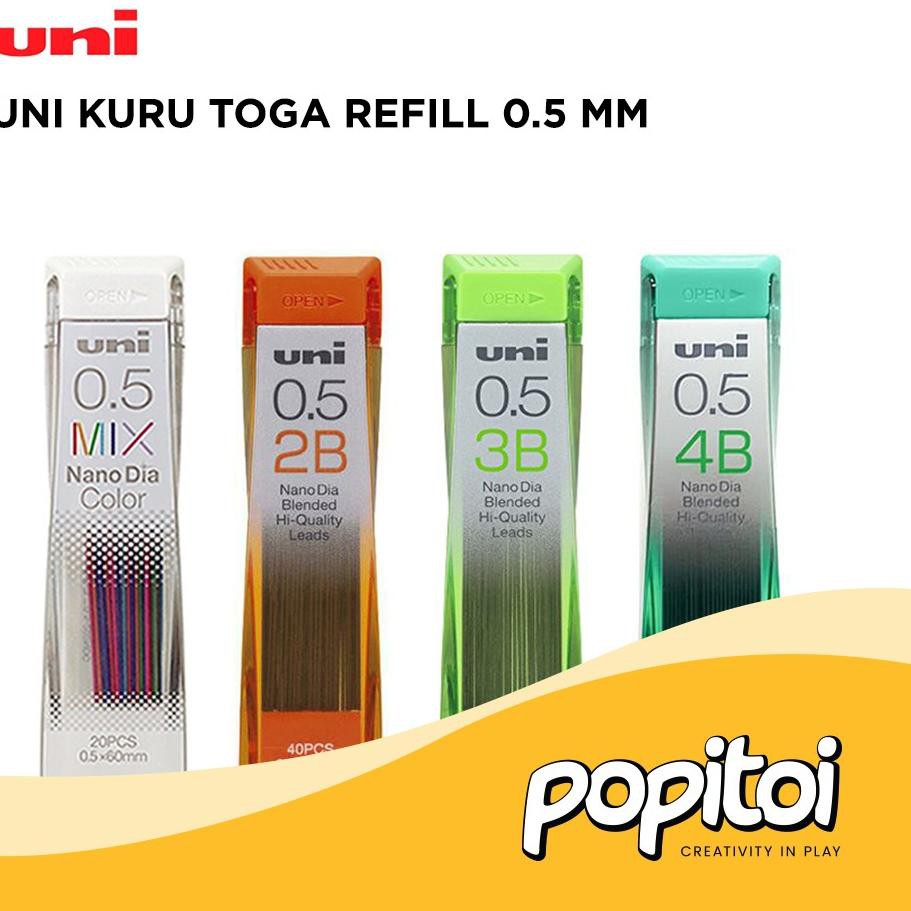 Ruột Bút Chì Bấm 0.5 mm 2b 3b 4b Mix Kuru Toga K