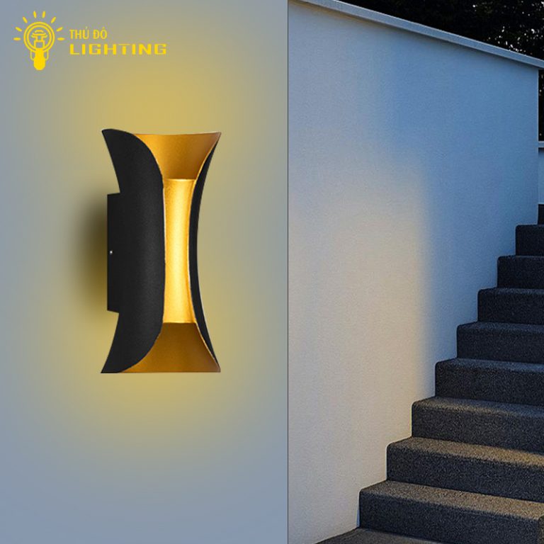 Đèn Hắt Tường 2 Đầu THỦ ĐÔ LIGHTING Thiết Kế Decor Gold, Hợp Kim Sơn Tĩnh Điện Cao Cấp B064