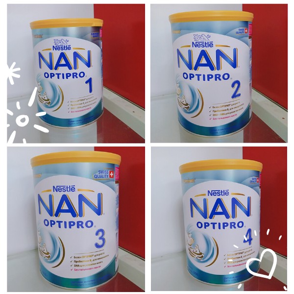 Sữa Nan Nga số 1 2 3 4 800G DATE 2021 [CAM KẾT CHẤT LƯỢNG]