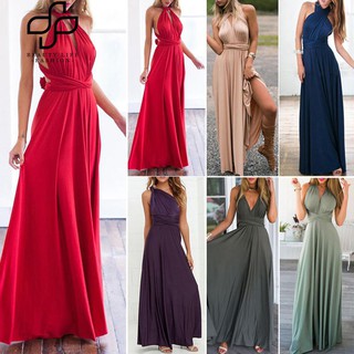 Đầm maxi hở lưng mặc nhiều kiểu