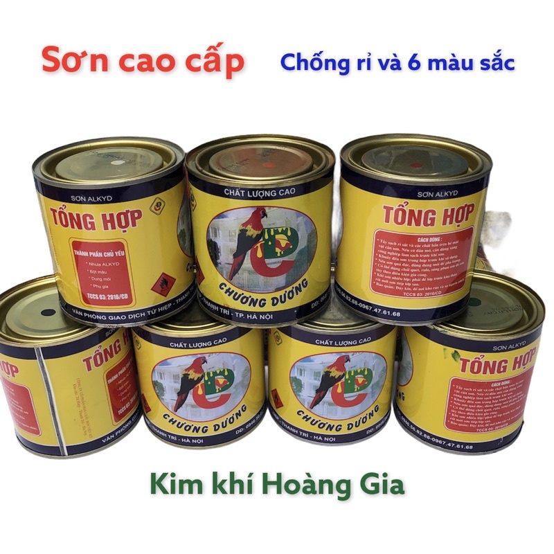 Sơn tổng hợp cao cấp Chương Dương sản xuất tại Việt Nam bảo hành 2 năm