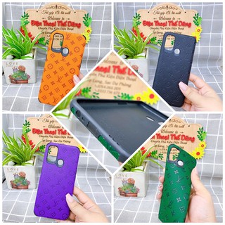 Ốp lưng Oppo A53 giả da sang trong họa tiết Lv