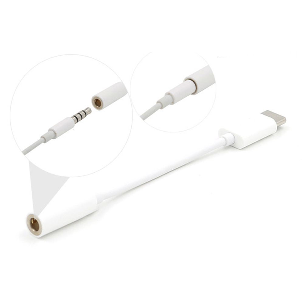 Dây cáp chuyển đổi tai nghe giắc cắm Type C sang 3.5mm cho Xiaomi 6 Mi6 Letv 2 Pro 2 Max2