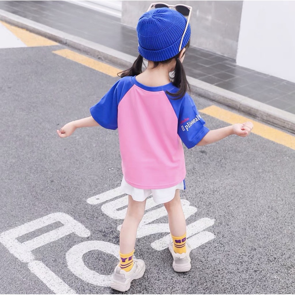 Bộ đồ bé gái Con Xinh cotton Chú Heo Con,quần áo trẻ em từ 5 đến 14 tuổi