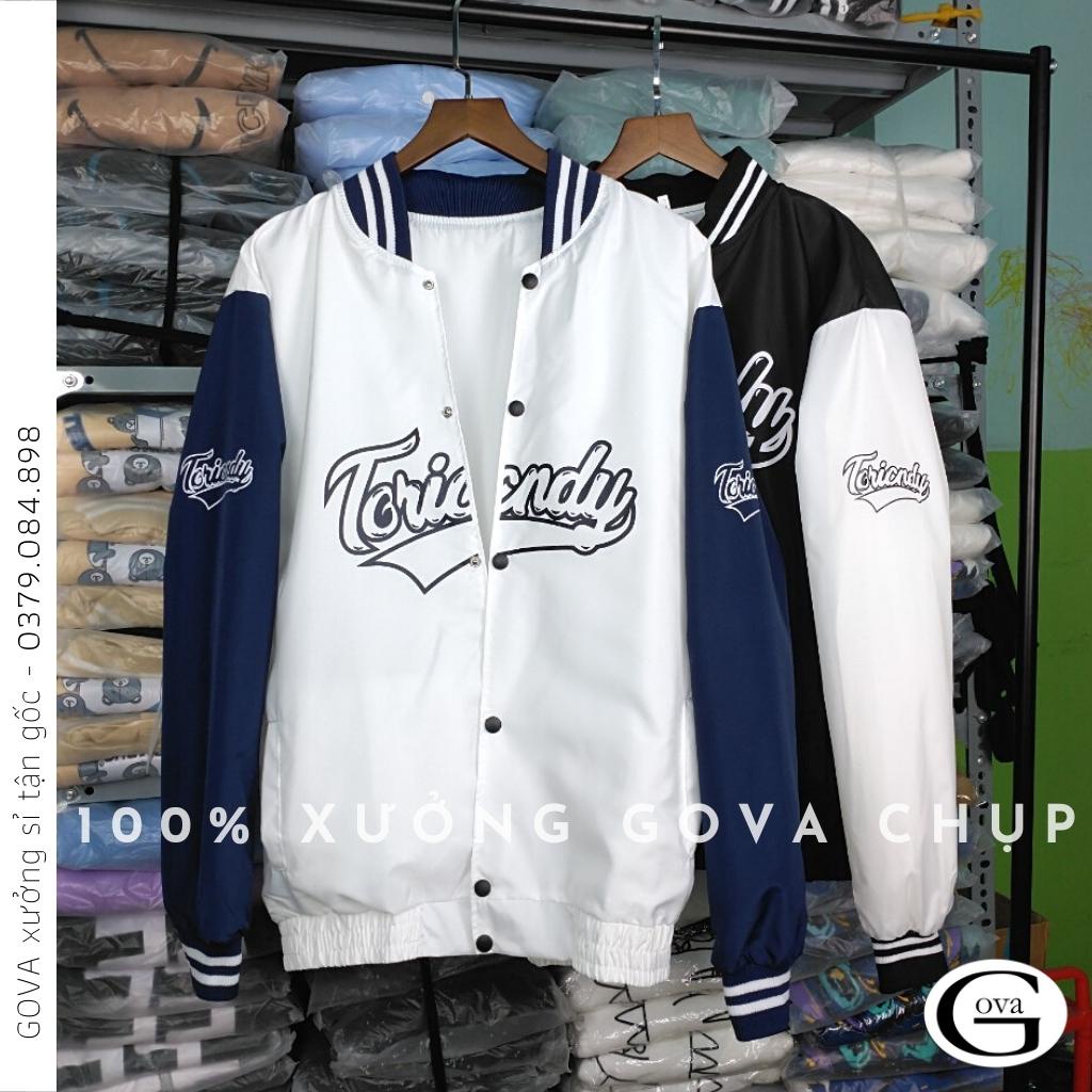 Áo Khoác Bomber Dù In TORI.CNDY Form Rộng Nam Nữ Ulzzang Unisex Thời Trang GOVA