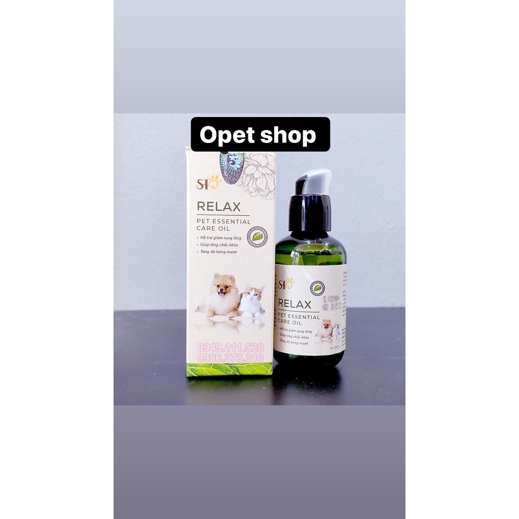 dưỡng lông RELAX cho thú cưng siêu mượt lông 80ml