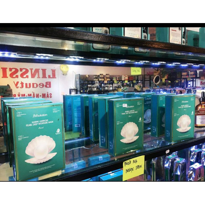 Mặt nạ dưỡng trắng da Ngọc Trai  JM SOLUTION