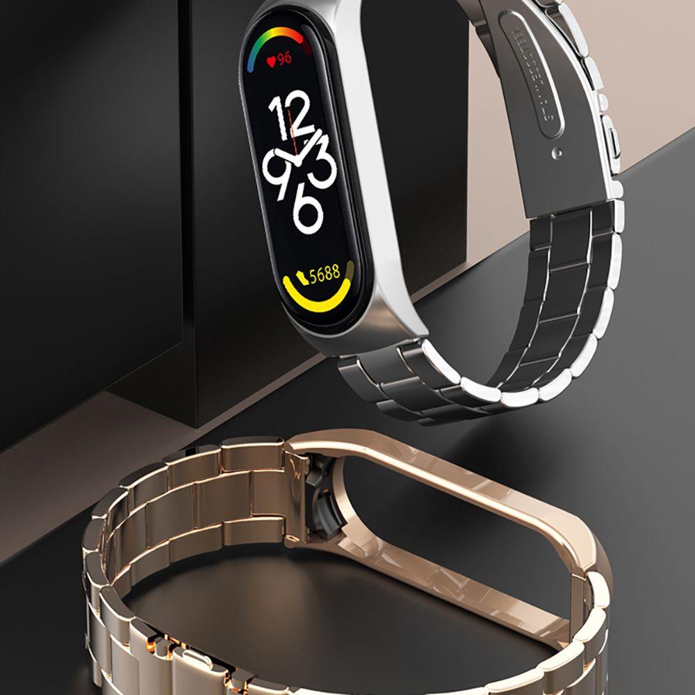 Dây Đeo Thay Thế Chất Liệu Silicon Màu Trơn Cho Xiaomi Band 7