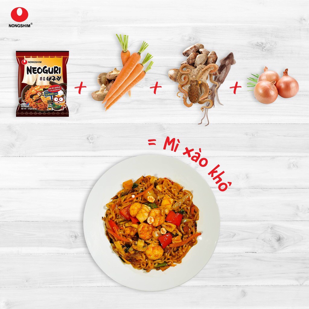 Mì Xào Khô NONGSHIM Neoguri Stir-fried Hàn Quốc | BigBuy360 - bigbuy360.vn