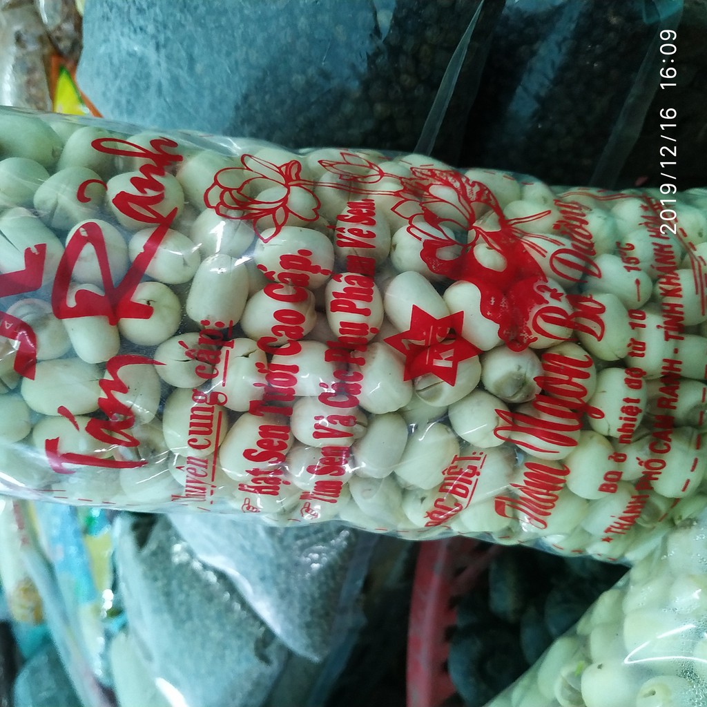 [Mã 77FMCGSALE1 giảm 10% đơn 250K] hạt sen tươi - 100g loại ngon, bùi bở, không sượn | BigBuy360 - bigbuy360.vn