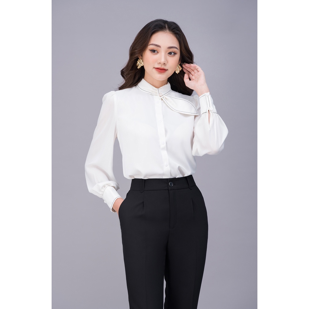 Áo Sơ Mi Dài Tay Tay Bồng Luperi LFSM1218