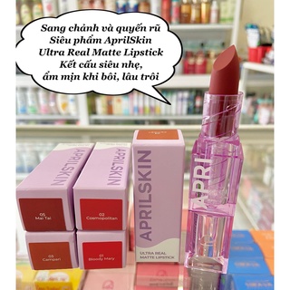Son thỏi AprilSkin Ultra Real Matte Lipstick 3.7g