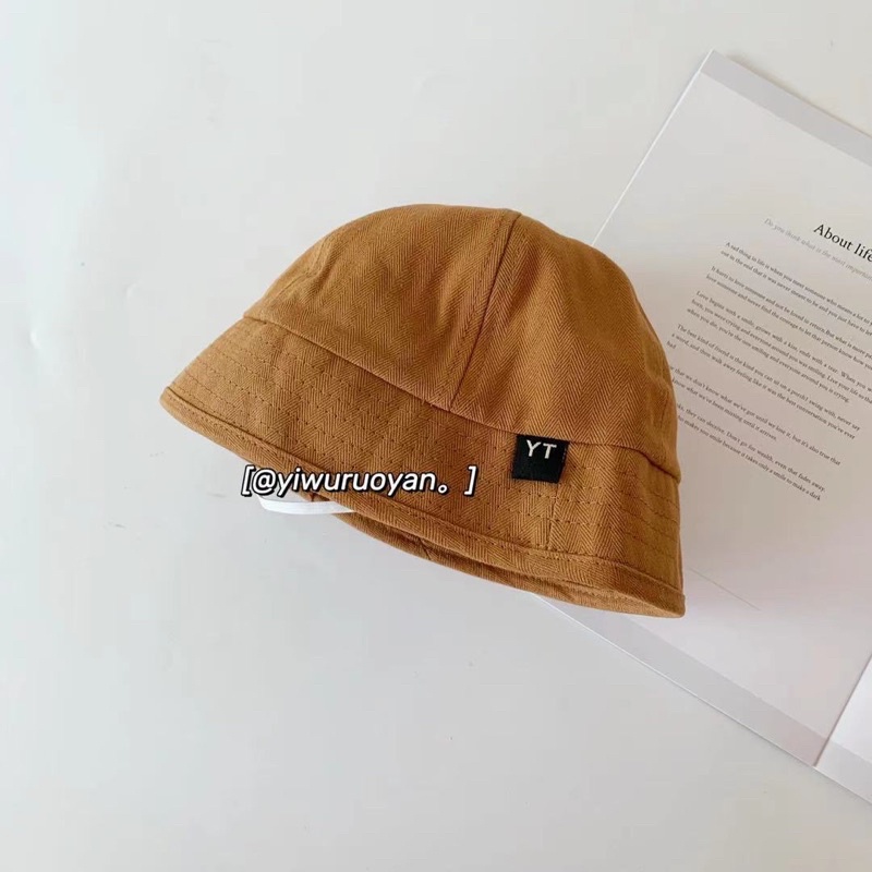 Mũ bucket nón vành kaki phong cách cho bé trai bé gái