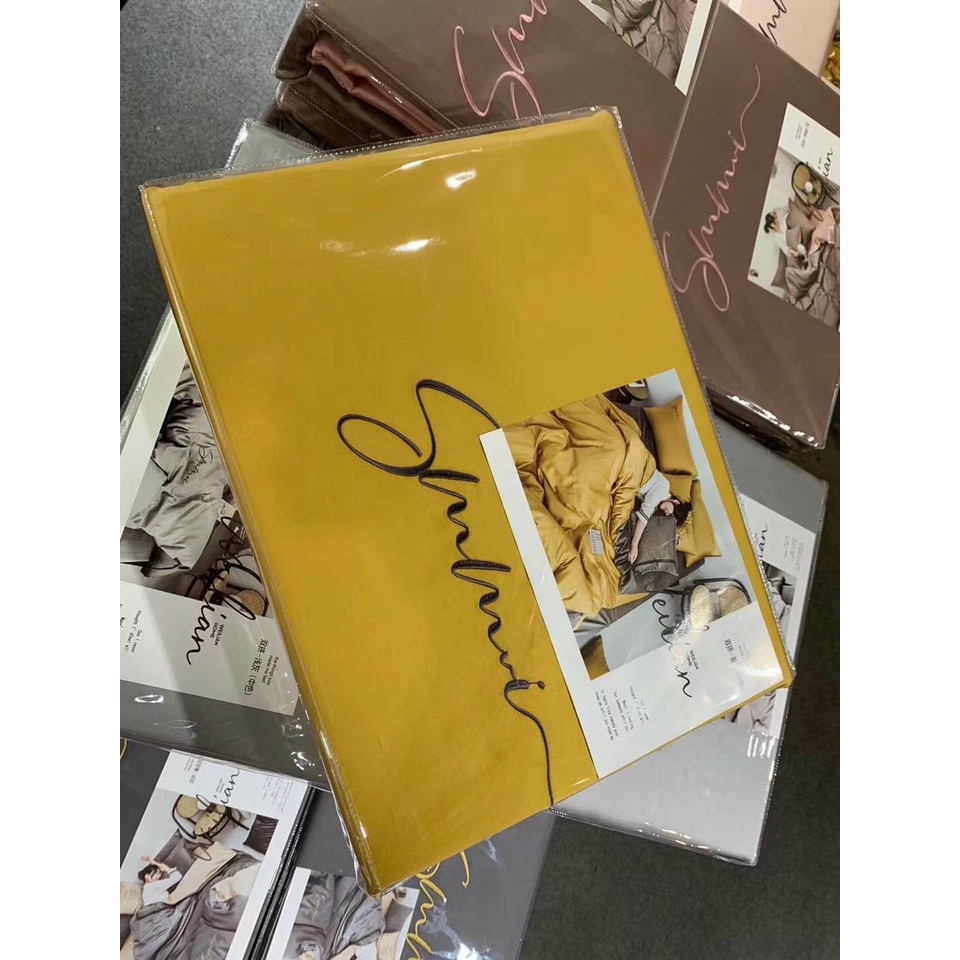 Bộ chăn ga gối lụa Cotton Tencel 40S nhập khẩu VIE Home cao cấp nhiều kích thước nệm M6,M8