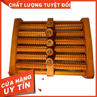[ TBYT QUÂN Y  ]Bàn lăn chân gỗ Massage 4 bi