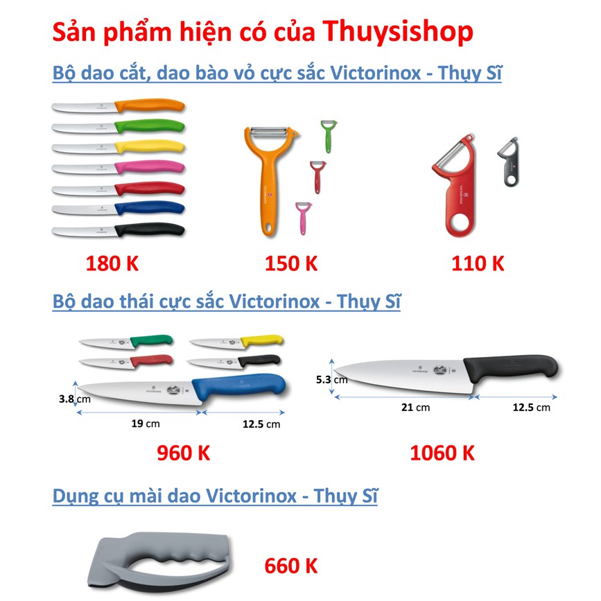 [#FREESHIP TOÀN QUỐC] Dao thái Victorinox Thụy Sĩ cực sắc, 18 cm