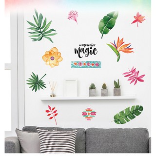 | COMBO | 4 mẫu Decal Hoa lá