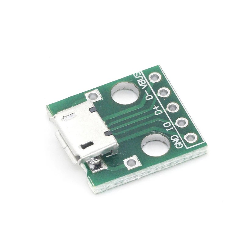 Bảng Mạch Chủ Pcb Loại B Usb-01 Có Công Tắc Chuyển Đổi Từ Cổng Micro Usb Sang Cổng Dip 5pin