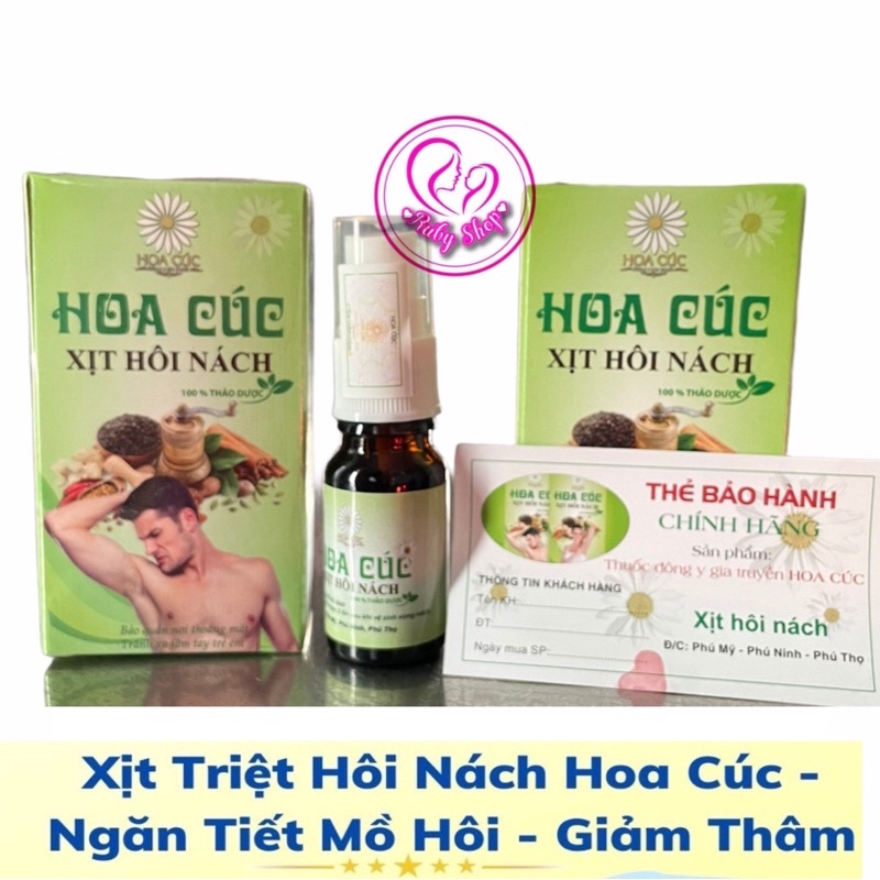 [Chính hãng] Xịt hôi nách hoa cúc