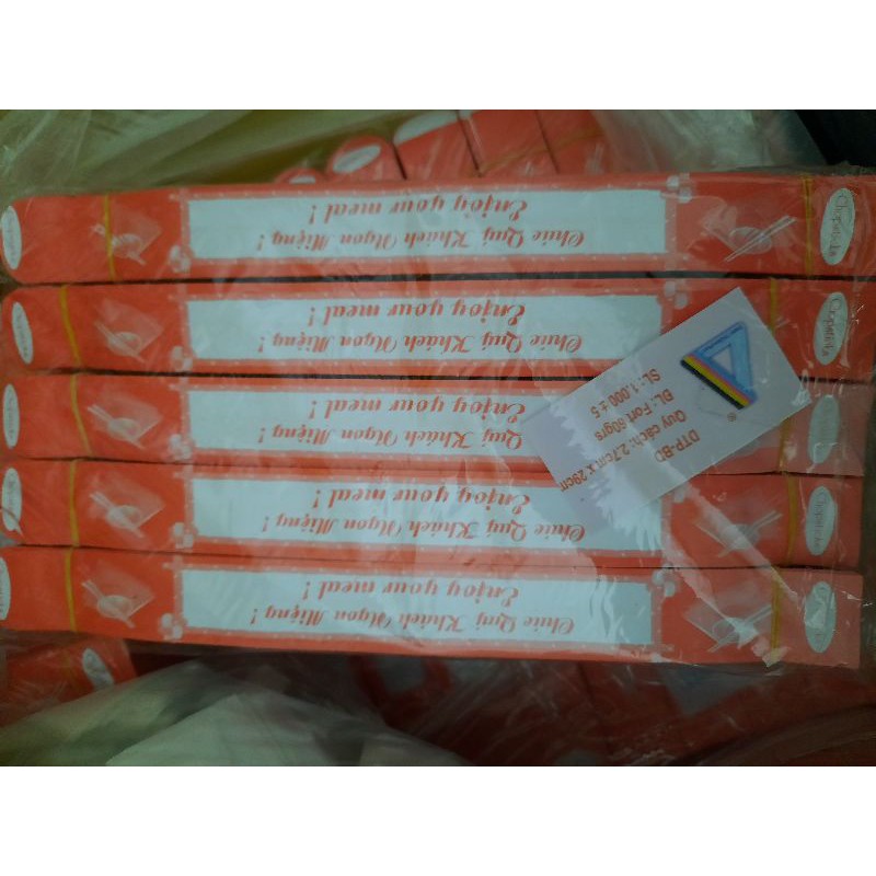 Lốc 1000c bao giấy bọc đũa