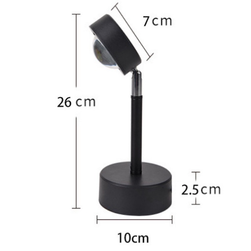 Đèn hoàng hôn RGB 16 màu khác nhaucó điều khiển kèm theo chuyển chụp ảnh quay video livestream