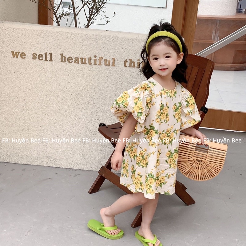 Váy Hoa Vàng Sz 8O-13O