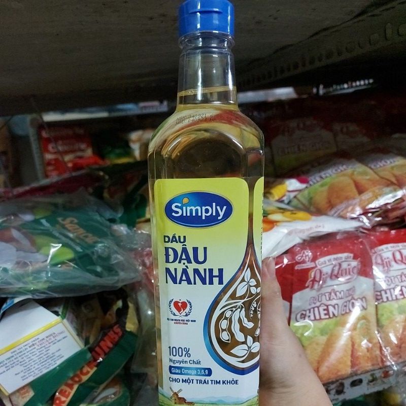 Dầu ăn Simply chai 1 lít