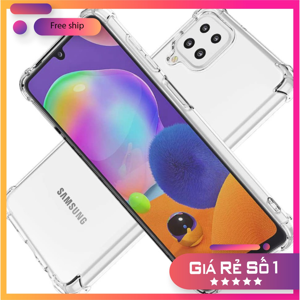 Ốp điện thoại mềm trong suốt chống sốc chất lượng cao cho Samsung Galaxy ss A12 A02s A51 A71 A31 A11 A01 5G