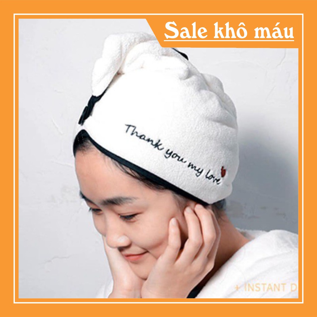 HÀNG SẴN - KHĂN LAU KHÔ TÓC SIÊU TỐC SIPINJEAS (RẺ NHẤT SHOPEE)