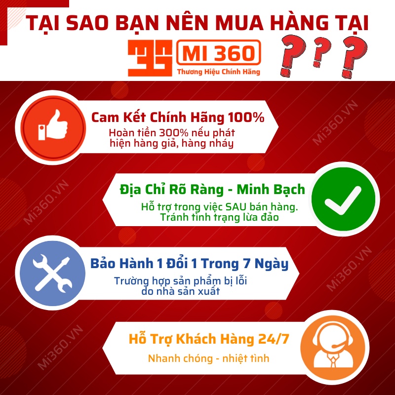 Máy Hút Bụi Diệt Khuẩn UV Xiaomi Mijia MJCMY01DY✅ Lực Hút Mạnh Đến 12kPa✅ Hàng Chính Hãng