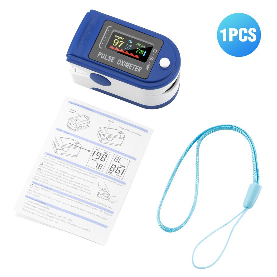 Máy Đo Nhịp Tim / Oxy Trong Máu Đeo Ngón Tay Tiện Dụng