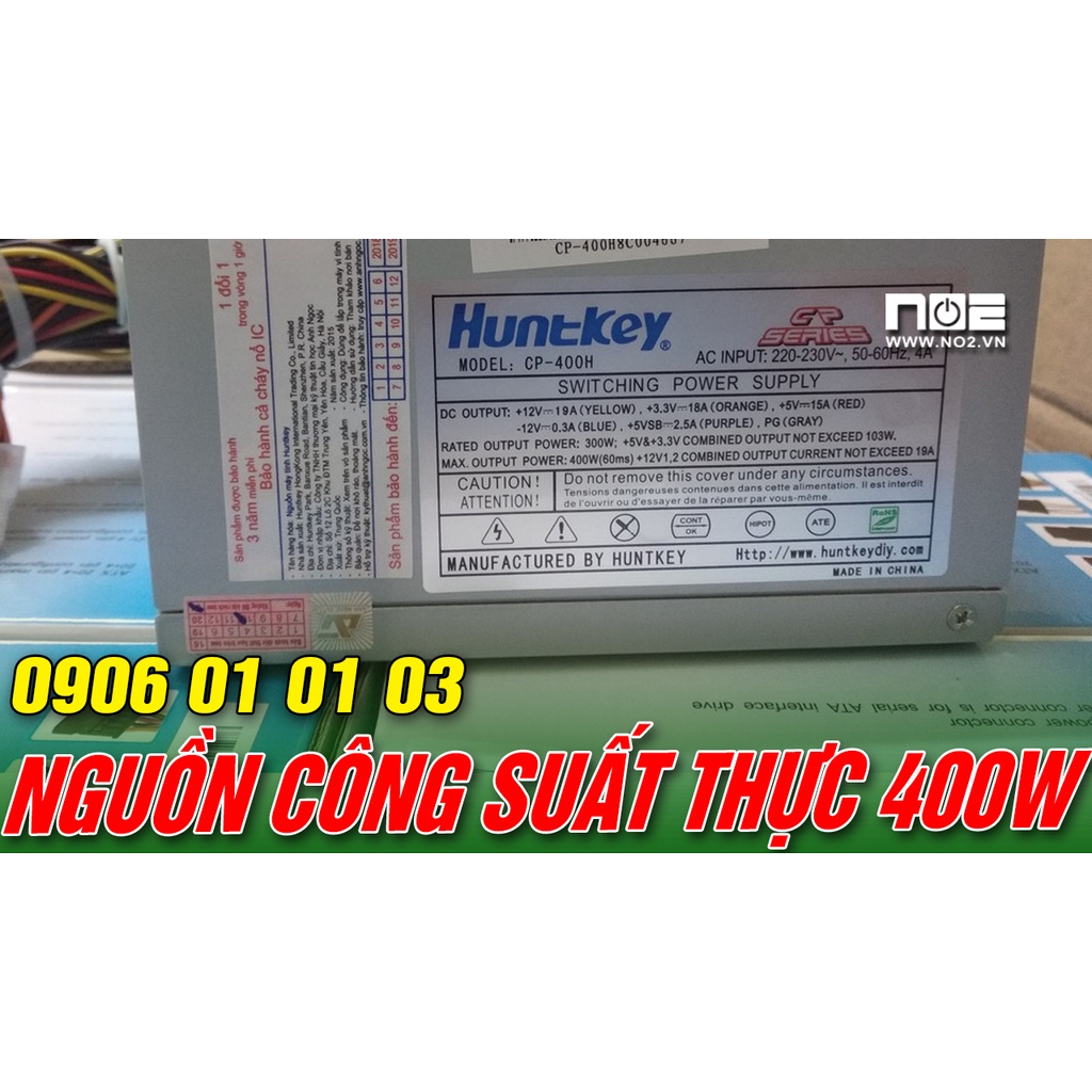 Nguồn Máy tính huntkey 400w, hoặc nguồn nhập hàng đẹp như mới