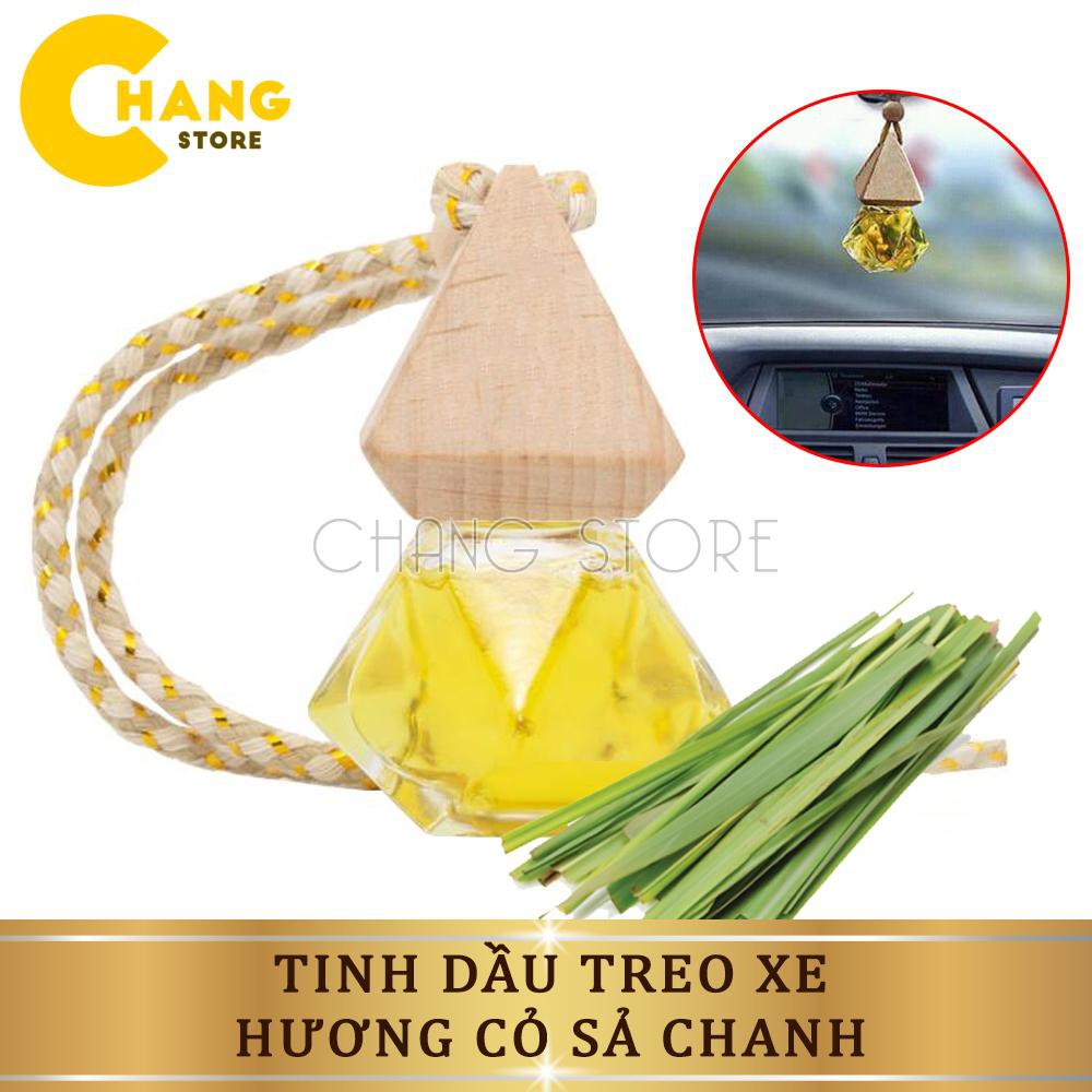 Tinh dầu treo xe hương sả chanh mùi thơm nhẹ nhàng, diệt khuẩn, khử mùi cực tốt