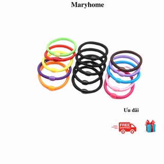 Dây buộc tóc, thun cột tóc nữ màu đen