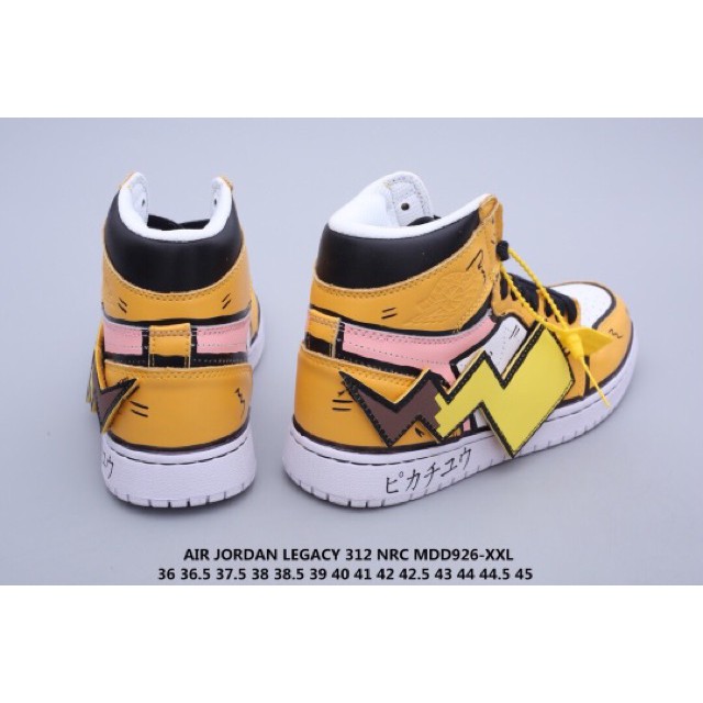 2021  ẢNH THẬT | Giày Thể Thao Jordan 1 x pokemon | BigBuy360 - bigbuy360.vn