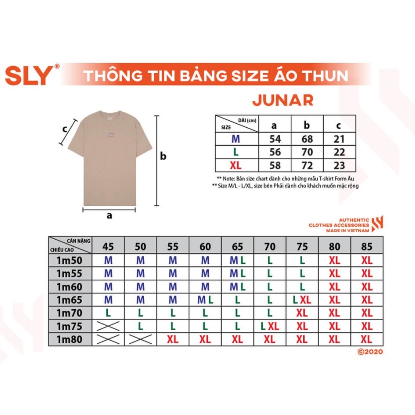 [Mã INCU50 giảm 50K đơn 250K] ÁO THUN SLY JUNAR màu Beige | BigBuy360 - bigbuy360.vn